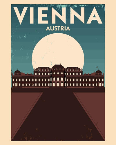 Malen nach Zahlen - Malen nach Zahlen - Retro - Wien