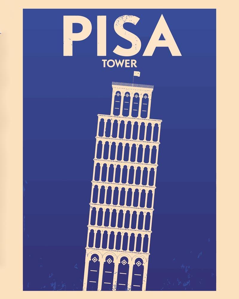 Malen nach Zahlen   Malen nach Zahlen   Retro   Pisa