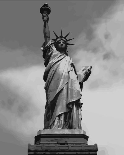 Malen nach Zahlen - Malen nach Zahlen - Freiheitsstatue in New York