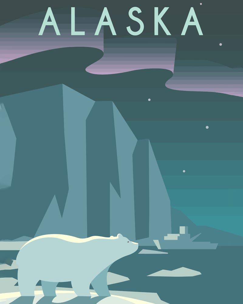 Malen nach Zahlen   Malen nach Zahlen   Travel   Alaska