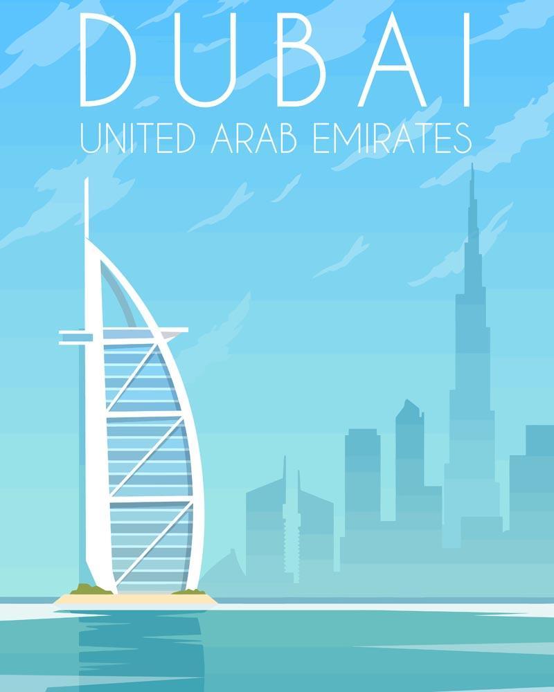 Malen nach Zahlen   Malen nach Zahlen   Travel   Dubai