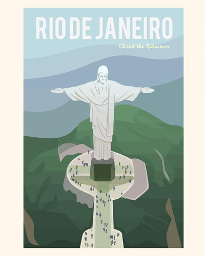 Malen nach Zahlen - Malen nach Zahlen - Travel - Rio De Janeiro Jesus