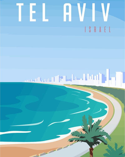 Malen nach Zahlen - Malen nach Zahlen - Travel - Tel Aviv
