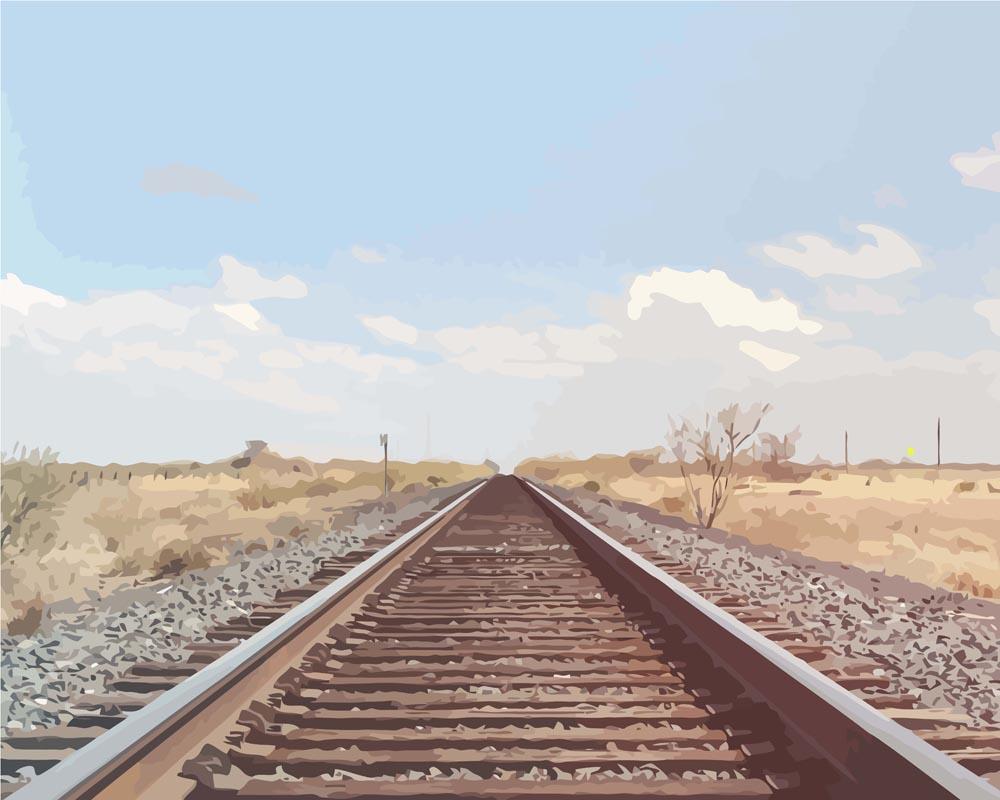 Malen nach Zahlen   Malen nach Zahlen   West Texas Eisenbahn