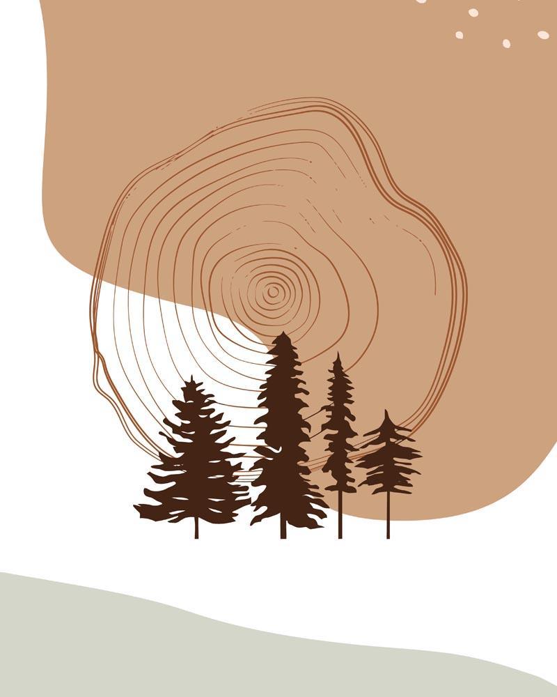 Malen nach Zahlen   Malen nach Zahlen   Wilder Wald 40