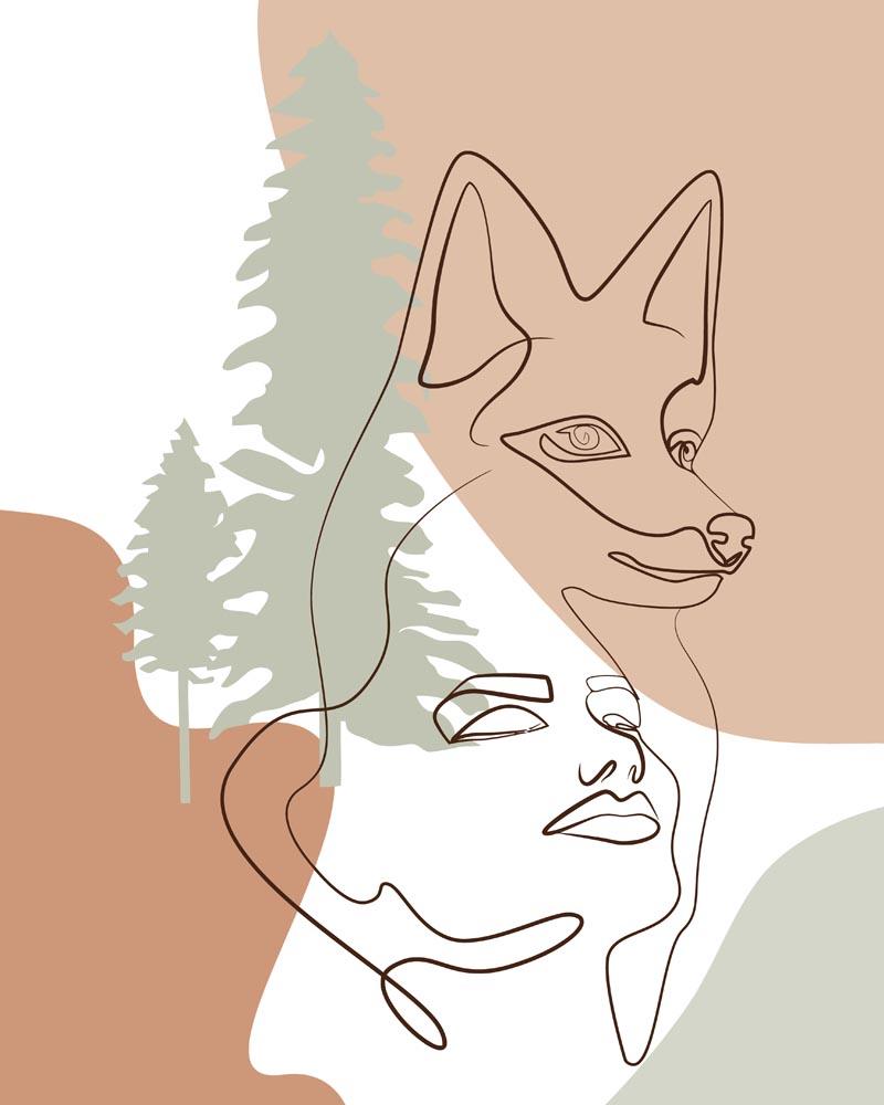 Malen nach Zahlen   Malen nach Zahlen   Wilder Wald 43