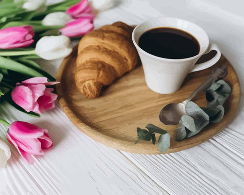 Malen nach Zahlen - Malen nach Zahlen - Kleines Frühstück