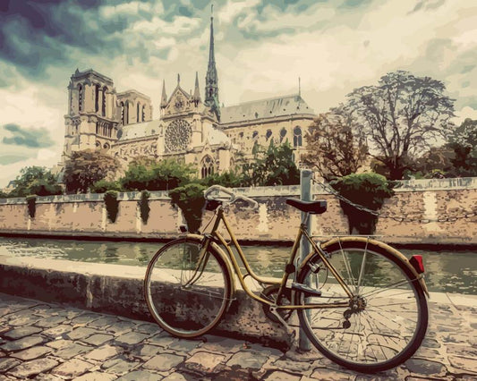 Malen nach Zahlen - Malen nach Zahlen - Notre Dame in Frankreich