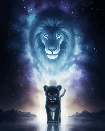 Malen nach Zahlen - Malen nach Zahlen - Der Weg eines Königs - by jojoesart