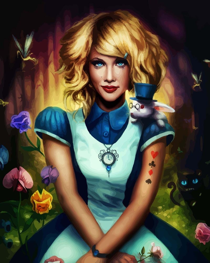 Malen nach Zahlen - Malen nach Zahlen - Wunderland - by jojoesart