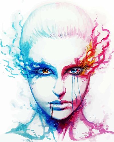 Malen nach Zahlen - Malen nach Zahlen - Bipolarität - by jojoesart
