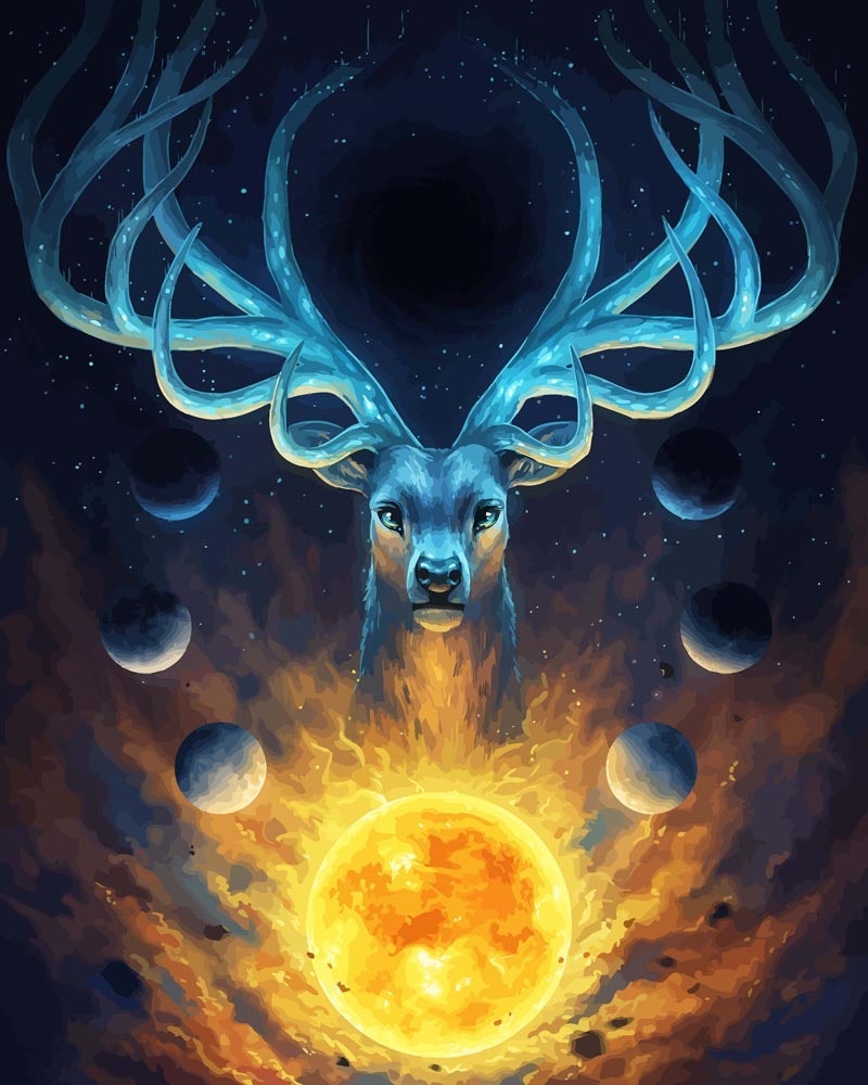 Malen nach Zahlen   Malen nach Zahlen   Himmlisch   by jojoesart