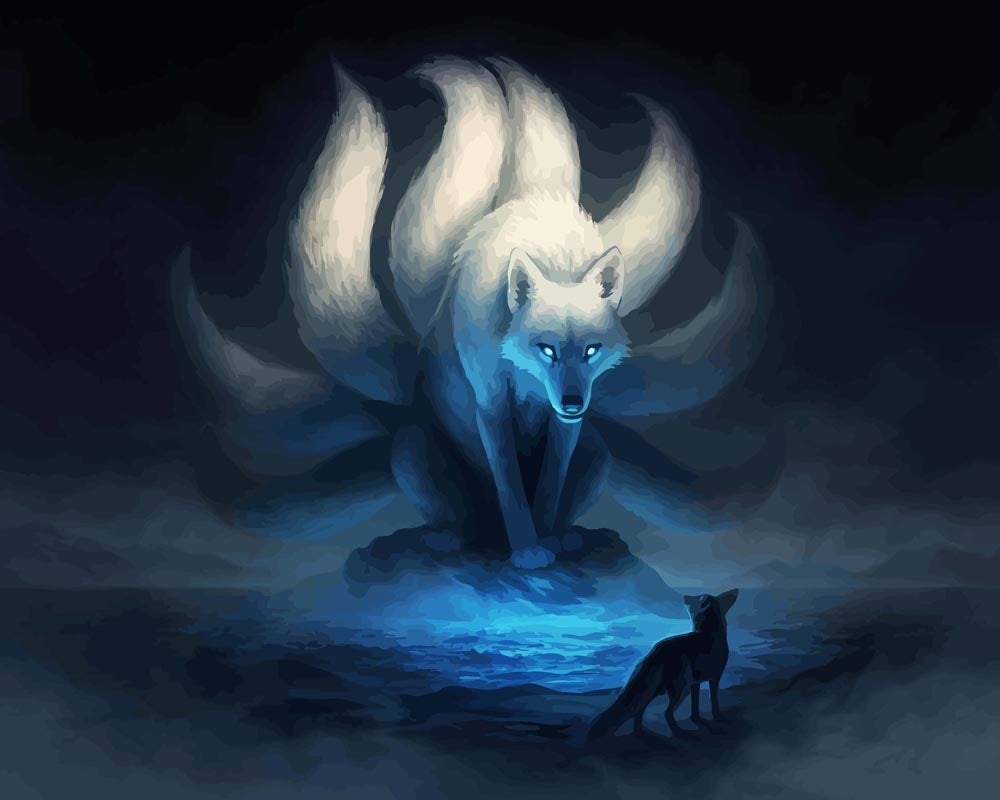 Malen nach Zahlen   Malen nach Zahlen   Das Göttliche im Innern   by jojoesart