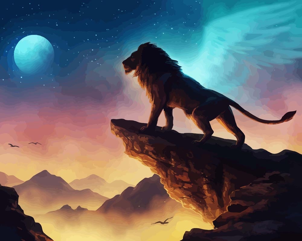 Malen nach Zahlen   Malen nach Zahlen   Frei wie ein Vogel   by jojoesart