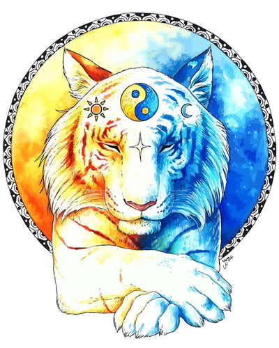 Malen nach Zahlen - Malen nach Zahlen - Inneres Gleichgewicht - by jojoesart