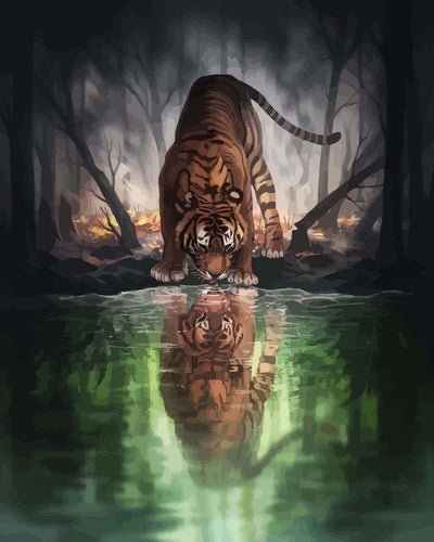 Malen nach Zahlen - Malen nach Zahlen - Die Welt, die ich kannte - by jojoesart