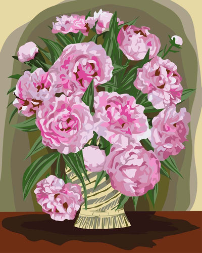 Malen nach Zahlen - Malen nach Zahlen - Pink Peonies