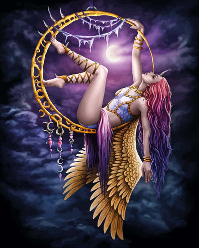 Malen nach Zahlen - Malen nach Zahlen - Aerial Angel - by Sarah Richter