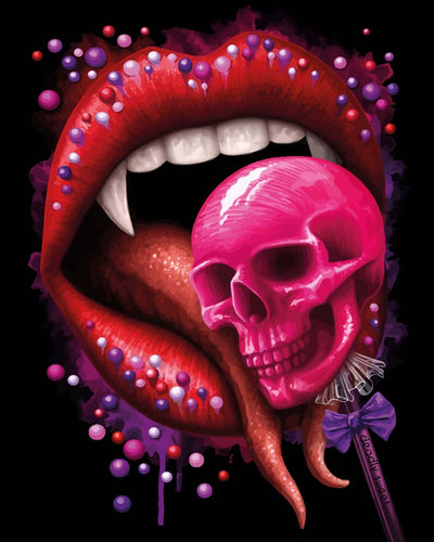 Malen nach Zahlen - Malen nach Zahlen - Deadly Sweet - by Sarah Richter