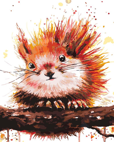 Malen nach Zahlen - Malen nach Zahlen - Eichhörnchen - by Tiny Tami