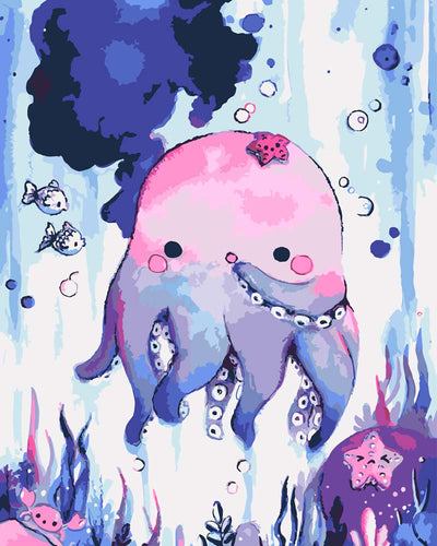 Malen nach Zahlen - Malen nach Zahlen - Oktopups - by Tiny Tami