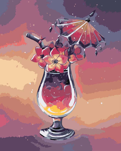 Malen nach Zahlen - Malen nach Zahlen - Cocktail - by Farbheldin