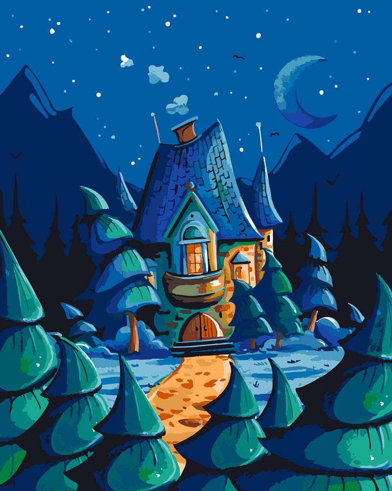 Malen nach Zahlen   Malen nach Zahlen   Sturmvilla   by Farbheldin