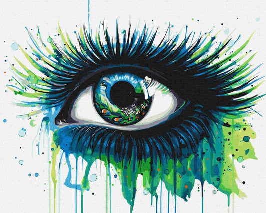Malen nach Zahlen - Malen nach Zahlen - the peacock - by Pixie Cold
