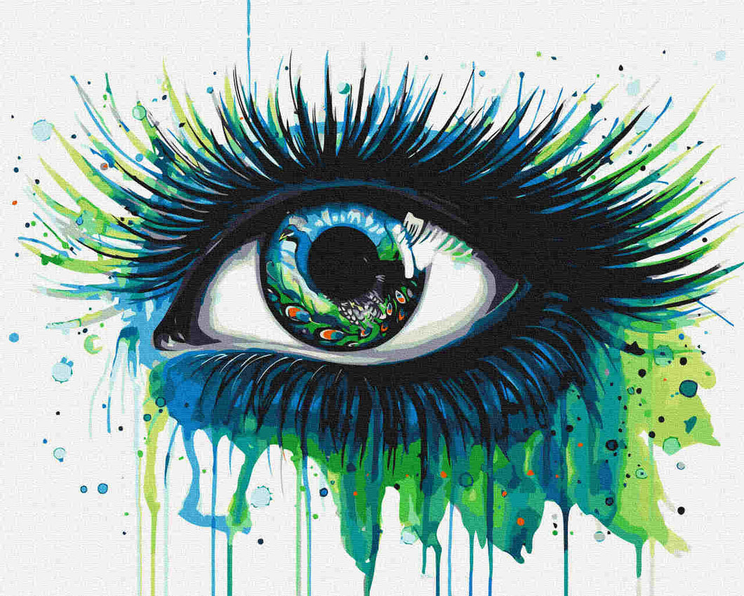 Malen nach Zahlen   Malen nach Zahlen   the peacock   by Pixie Cold