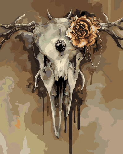 Malen nach Zahlen - Malen nach Zahlen - All shall fade - by Sarah Richter