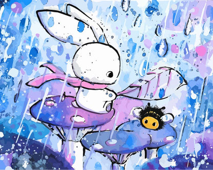 Malen nach Zahlen - Malen nach Zahlen - Raindrops - by Tiny Tami