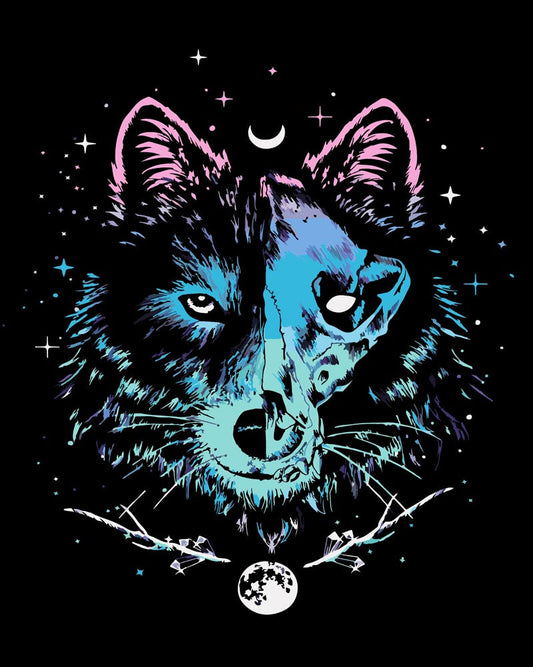 Malen nach Zahlen - Malen nach Zahlen - The Wolf Within - by Tiny Tami