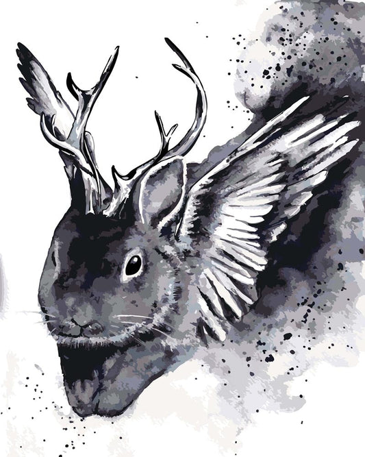 Malen nach Zahlen - Malen nach Zahlen - Wolpertinger - by Tiny Tami