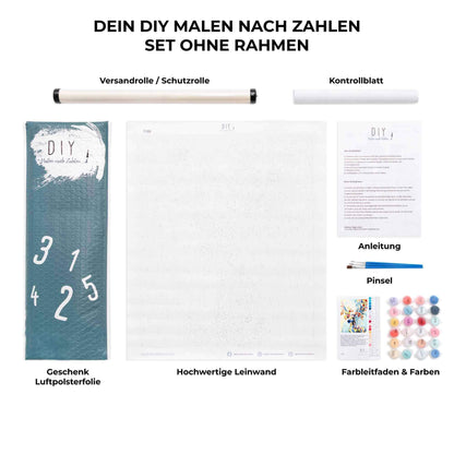 Malen nach Zahlen - Frau mit Hut (2) - Artist's Edition - by zamart