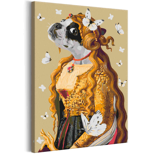 Malen nach Zahlen - Lady Pug