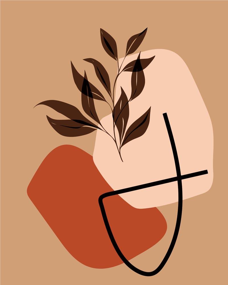 Malen nach Zahlen   Abstraktes Illustration 13