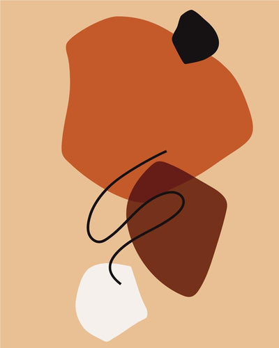 Malen nach Zahlen - Abstraktes Illustration 22