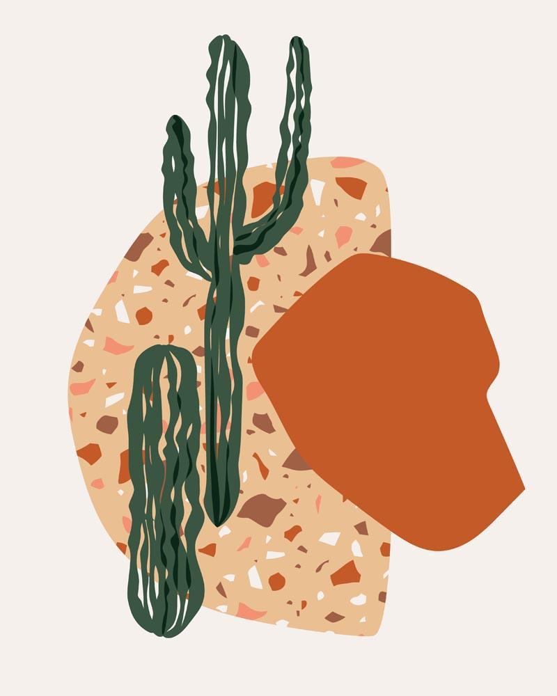 Malen nach Zahlen   Abstraktes Illustration 4