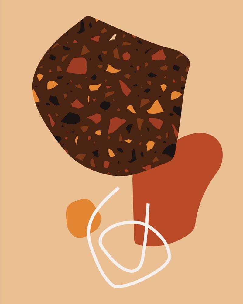 Malen nach Zahlen   Abstraktes Illustration 5
