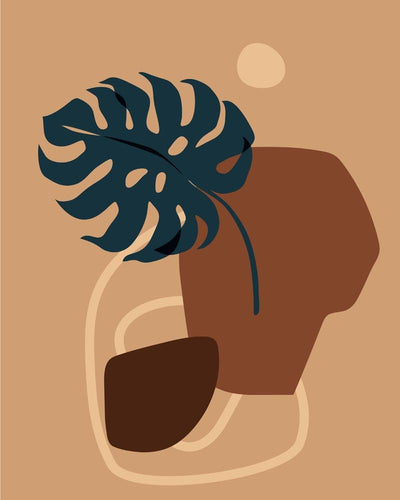 Malen nach Zahlen - Abstraktes Illustration 8