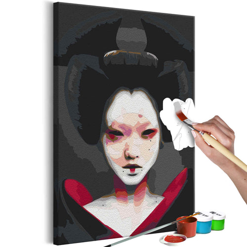 Malen nach Zahlen - Black Geisha
