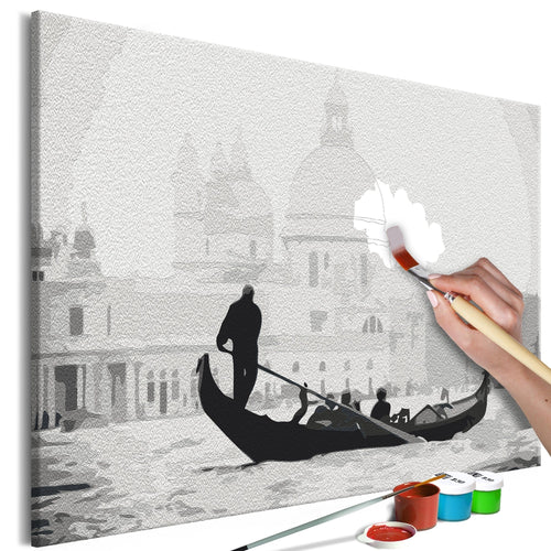 Malen nach Zahlen - Black and White Venice
