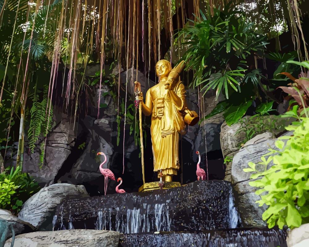 Malen nach Zahlen   Buddha Statue in Bangkok