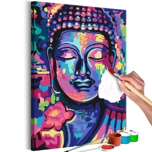 Malen nach Zahlen - Buddha's Crazy Colors