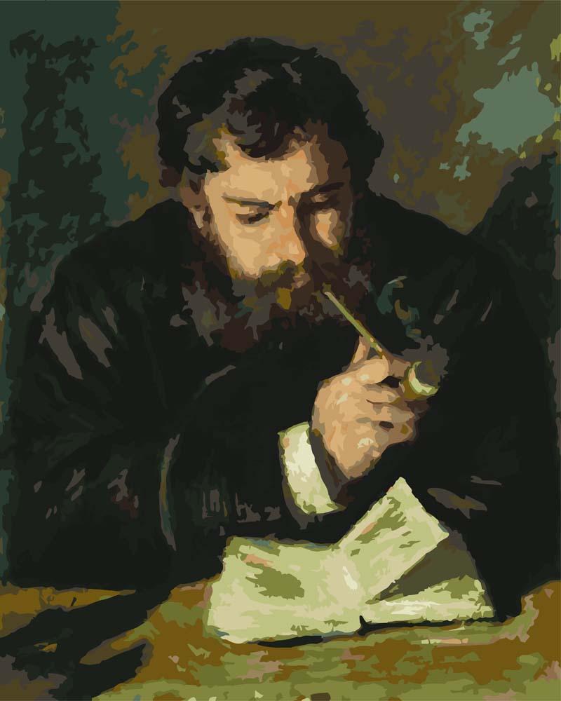 Malen nach Zahlen   Claude Monet (1872) von Pierre Auguste Renoir
