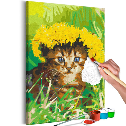 Malen nach Zahlen - Dandelion Cat