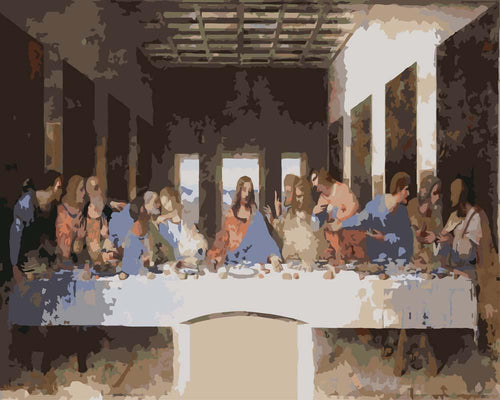 Malen nach Zahlen - Das Abendmahl - Leonardo da Vinci