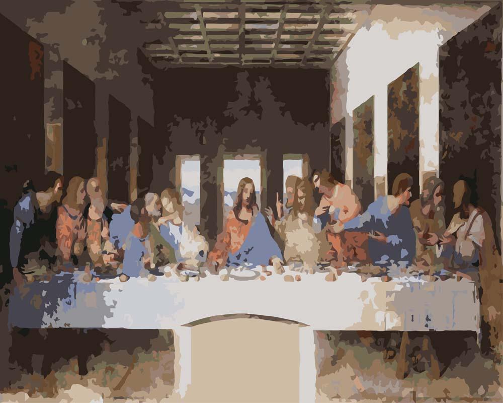 Malen nach Zahlen   Das Abendmahl   Leonardo da Vinci