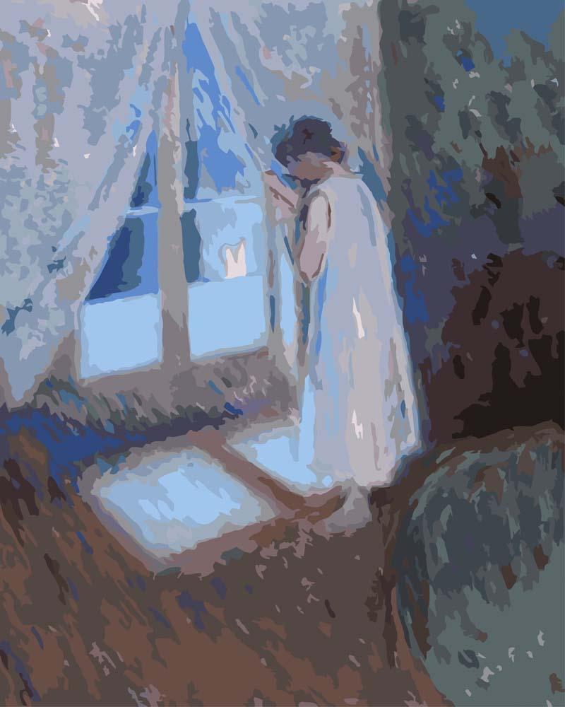 Malen nach Zahlen   Das Mädchen am Fenster   Edvard Munch