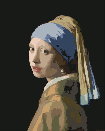 Malen nach Zahlen - Das Mädchen mit dem Perlenohrring - Jan Vermeer